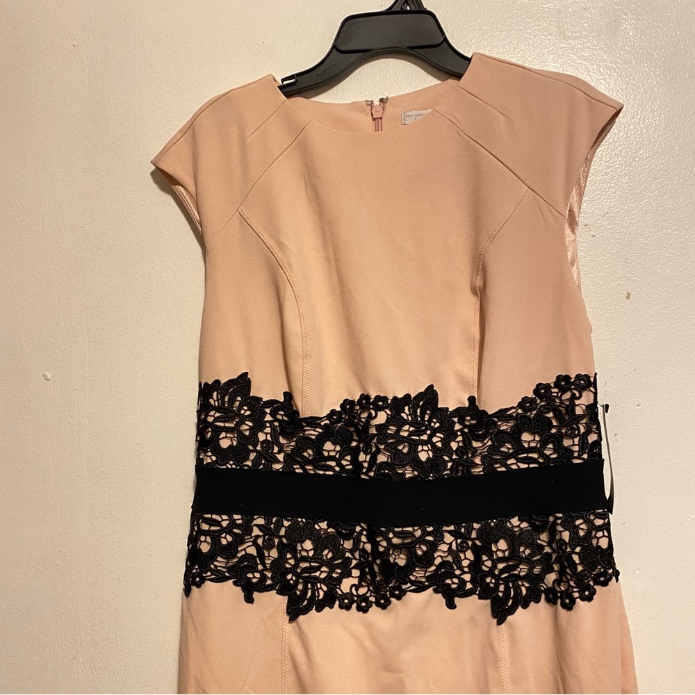 Vintage New York And Company Stretch Dress Large Tall Baby Doll Fairy Y2K New - Picture 5 of 14